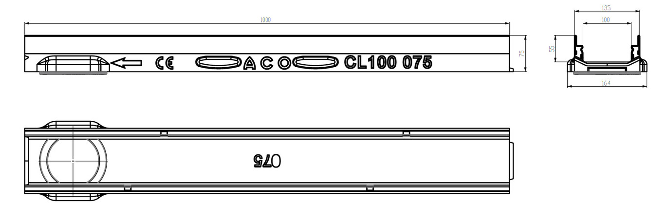 ACO-Civicline-CL-100 Size