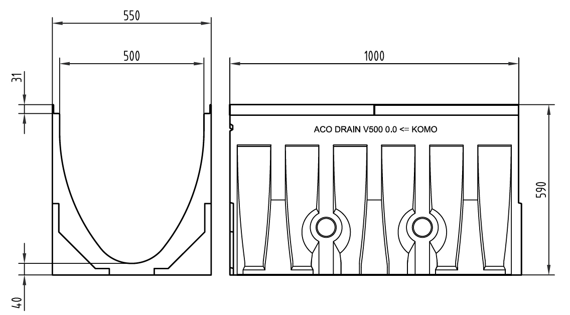1 Multiline V500 Size